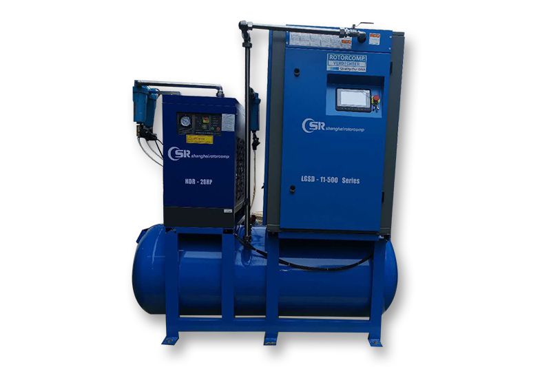 Tank Mounted Screw Air Compressor, LGSD Series